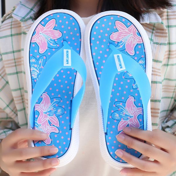 

nkavqi women flip flops fashion women slipper female flat summer shoes thick bottom beach wedges casual summer shoes 2019, Black
