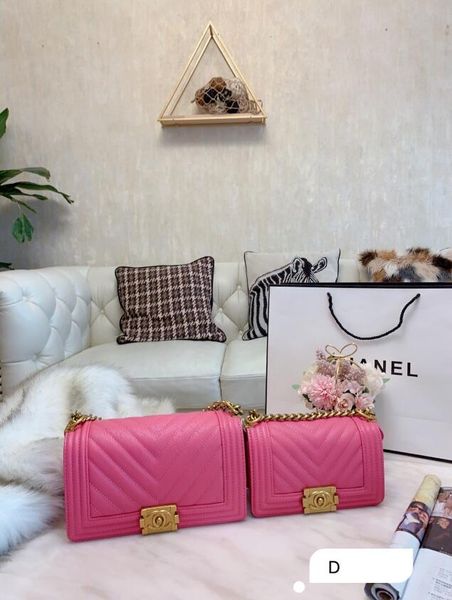 

single shoulder chain bag plaid lady recommends multi-functional casual 9 color handbag oversize 25cm