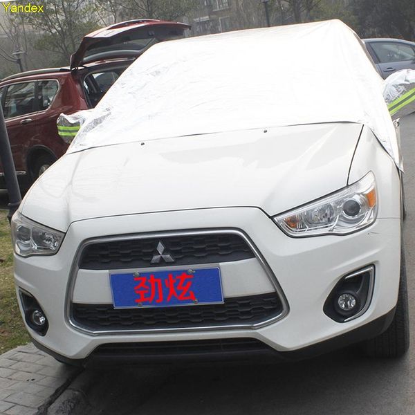 

yandex reflective anti sunscreen antie half car windshield car body clothing cover for mitsubishi asx