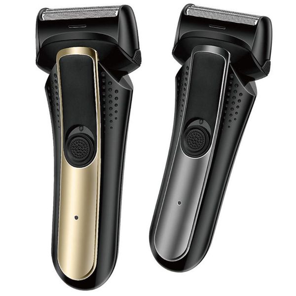 

1set electric foil shaver men beard trimmer wet dry razor usb shaving machine