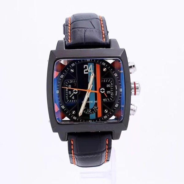 

business casual watch multi functional bar watch menes mechanical automatic, Slivery;brown