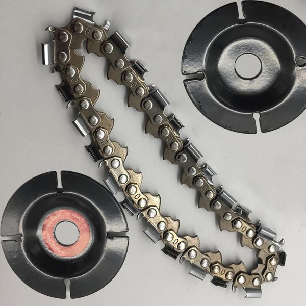 

4inch angle grinding chain disc 22 teeth for 4-12inch angle grinder wood carving garden power tools accessories tools
