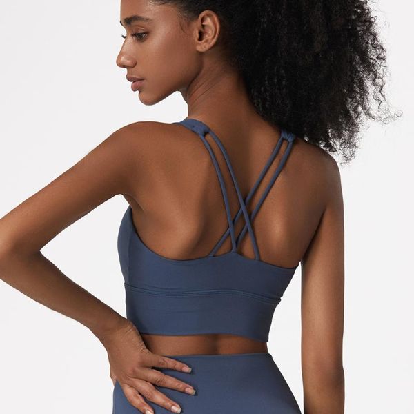 

спортивный бюстгальтер бюстгальтер bralette crop tops женщины йога gym активный бег athletic push up walking pad wear tank top tube нижнее б, White;black