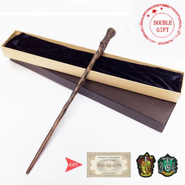 

металл сердечник magic wand 20 видов гончары косплей дамблдор волдеморт малфа снейп рон палочка дети игрушка билет знак в качестве подарка