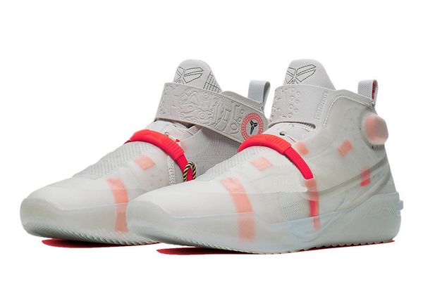 

2019 kobe ad nxt basketball off noir clear red black vast grey bryant mamba sneakers shoe size 7-12