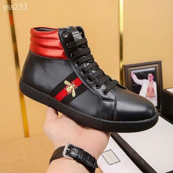 

personality tide brand small white shoes increase the korean version of the super fire trend autumn breathable wild sports shoes men, Black