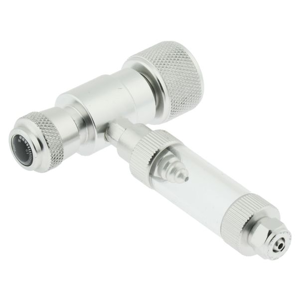 

easy and convenient co2 regulator pressure gauge flow bubble aquarium gas new