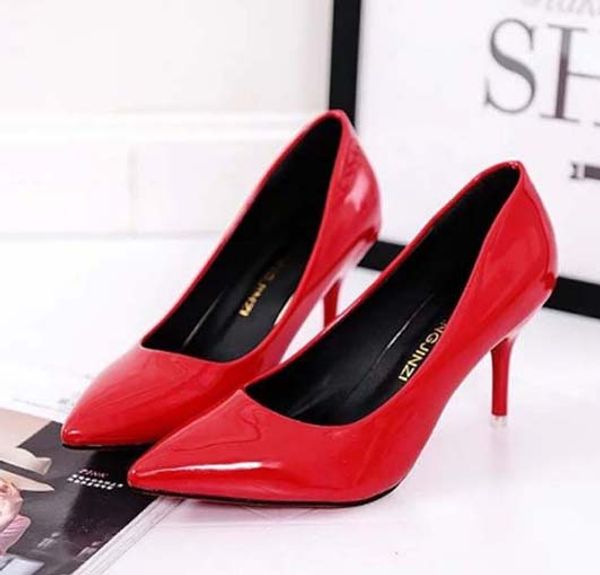 

quality women shoes heel elegant noble dress shoes high heels leather sandals shoe10 p27, Black