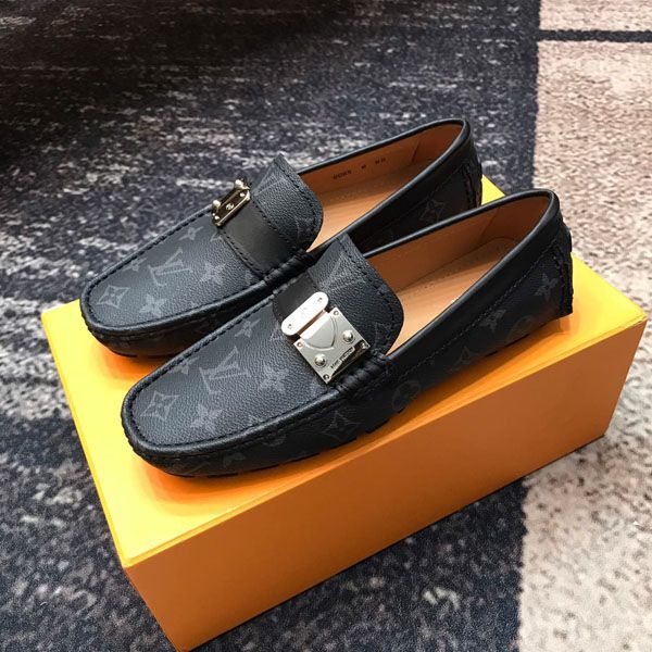

mens business shoes spring autumn popular models peas shoes men leather driving shoess designer shoes classic shoess fashion men, Black