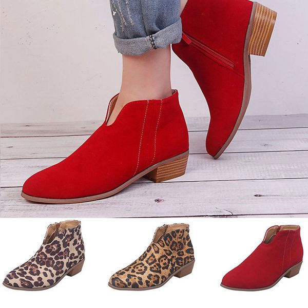 

2019 new arrivel large size thick with martin boots female with pointed boots bare womens boots ing, Black