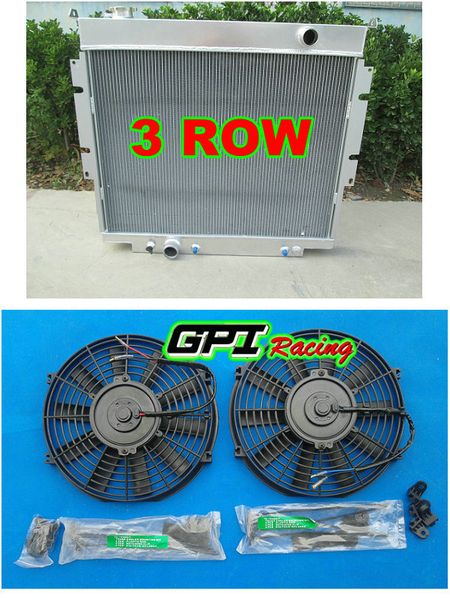 

3 rows aluminum radiator fit 1983-1994 for f250 f350 f-250 f-350 pickups 6.9/7.3 v8