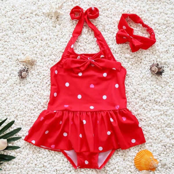 

2020 children's cute girl's baby's dress swim swim one-piece skirt for infants and young children's swimming suit dancin, White;black