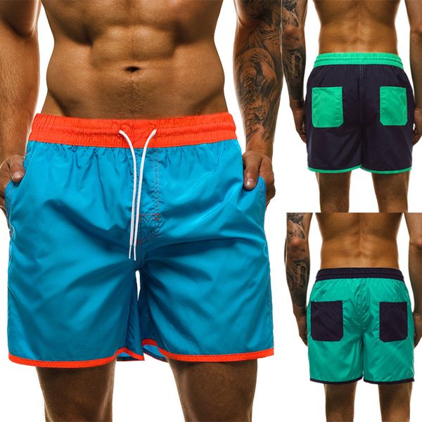 

шорты для бега спортивные легкие и быстросохнущие свободные пляжные брюки пляжный серфинг спортивный досуг пятиточечные брюки, White;black