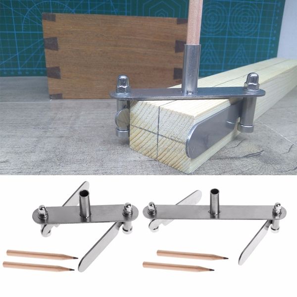 

marking center finder pencil layout mark center centering scriber gauge scribers alignment line woodworking carpenter tools o24