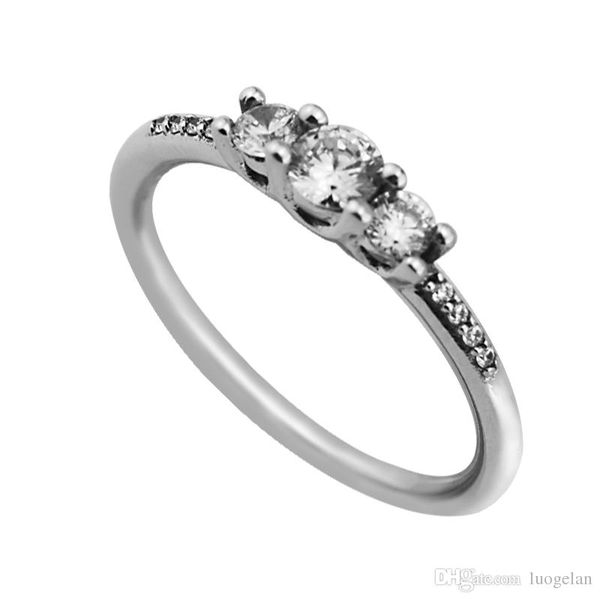 

rings compatible with pandora jewelry fairytale sparkle silver ring for women original 100% 925 sterling silver jewelry ring wholesale