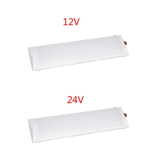 

car interior led light bar 10w 72 led white light tube with switch for truck