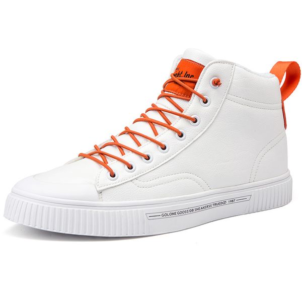 

men shoes spring autumn 2019 men sneakers fashion breathable mesh lace-up flats platform casual shoes, Black