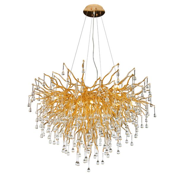 Postmodern Living Room Dining Room Crystal Glass Lighting Creative Personality Front Desk Clothing Store Decorative Chandelier Modern Pendant Drop