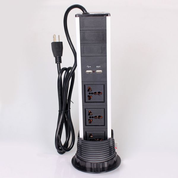 

pulling desksocket with 2 us power and 2 usb charger for kitchen and office socket