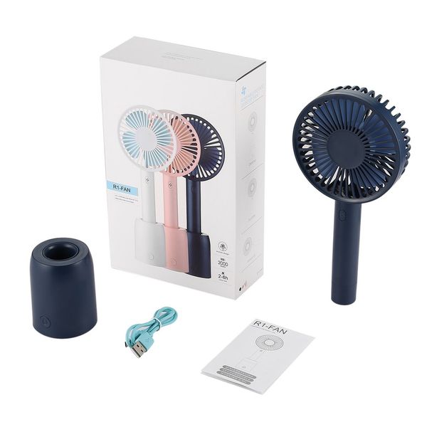 

mini fan cooling rechargable personal handheld easy to carry rotate design small hand bar deskcooling small fan