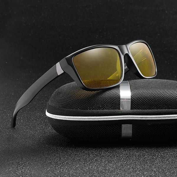 

new outdoor polarized driving night vision sports sun glasses tac lens summer eyewear accessories men women square frame oculos