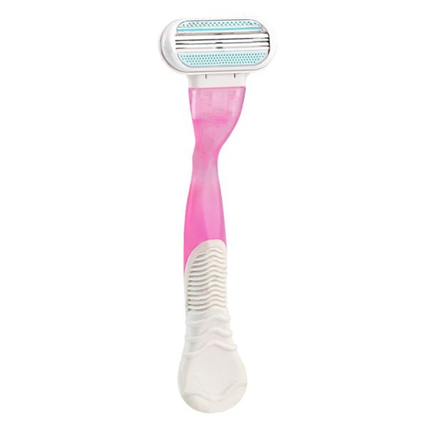 

1 razor handle 1 razor blades manual shaving women blade shaving hair lady head