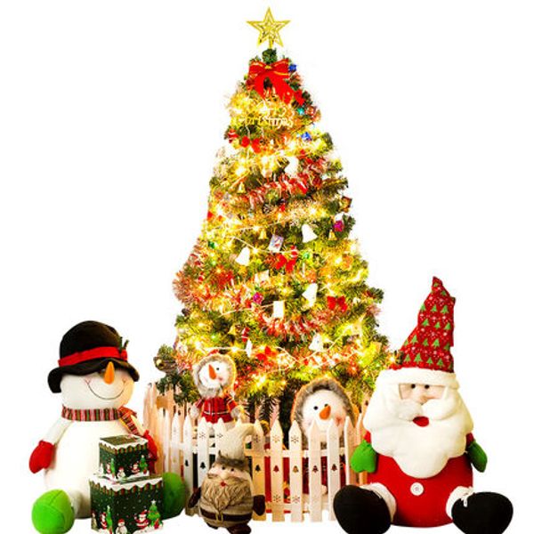 

60cm 120cm 150cm artificial christmas tree bundle christmas decoration encryption navidad ornaments 1.5 meters