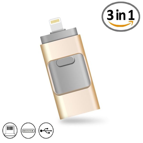 

Лучшая цена 256 ГБ iFlash Память USB 3IN1 OTG Дисковод Ключа Ручка Для iPhone Android м