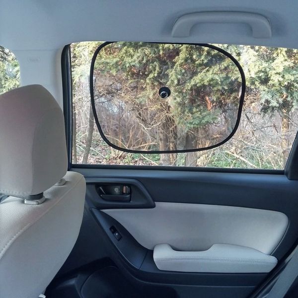 

car sunshade 2pcs car window cover visor mesh solar mosquito dust protection sunshade curtain uv protection shield sun shade