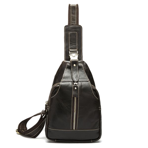 

artmi men's genuine leather pack casual chest bag retro crossbody bag casual