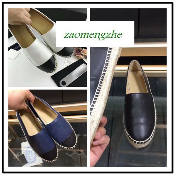 

fisherman shoes casual authentic cowhide designer lazy casual woman shoes, Black