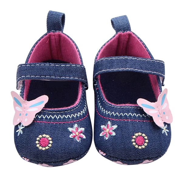 

first walker fashion baby shoes butterfly soft sole toddler shoes infant boy #k4
