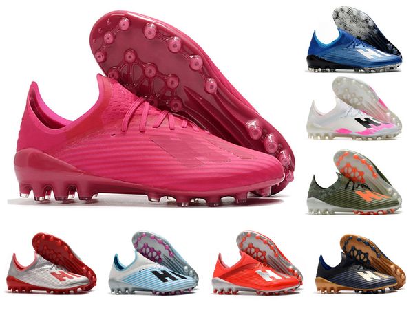 

горячие x 19,1 ag футбол mens футбол 19+ газон игры перенаправление пакет dark script 19 + х футбол ботинки футбола обувь бутсы размер us6.5