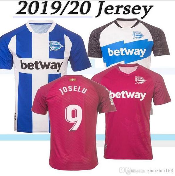 

2019 deportivo alaves soccer jerseys home blue jersey away red guidetti joselu lucas soccer shirt laguardia r. sobrino football uniform, Black;yellow