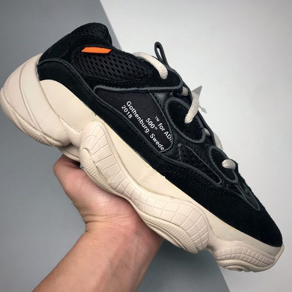 

HOT 2019 Running Shoes 500 Black White Designer Shoes Top Quality New Arrival Sneaker Combination Soles For Mens Womens