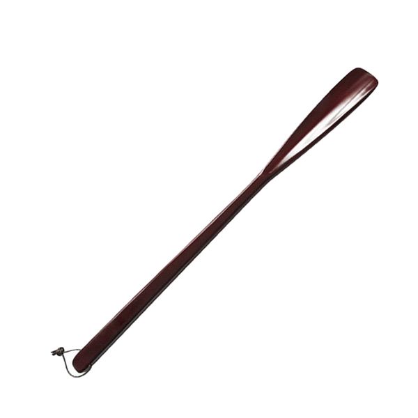 

wood shoe horn long handle wooden travel shoehorn with hanger 21 inch, White;pink