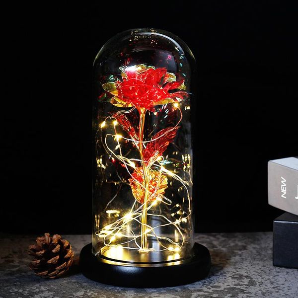 

eternal rose led night lamp luminaria lampara bedroom lamp valentine's day wedding party mother's day gift