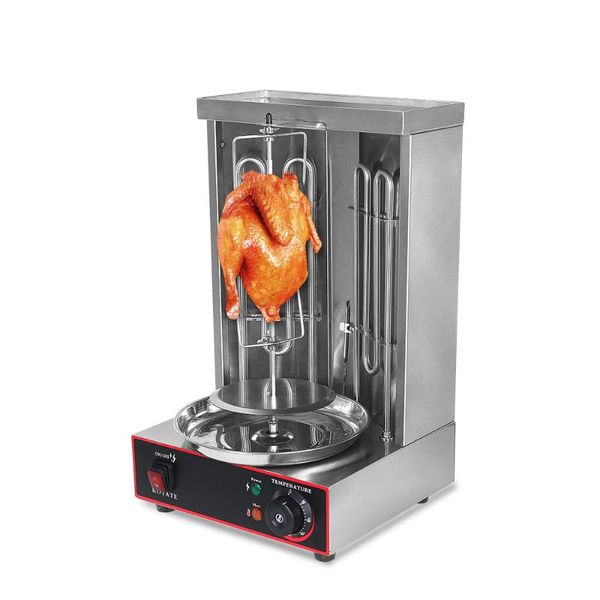 

ielectric kebab sharwama grill automatic rotaty stainless steel kebab doner machine roast chicken barbecue grill 220v it-jbs