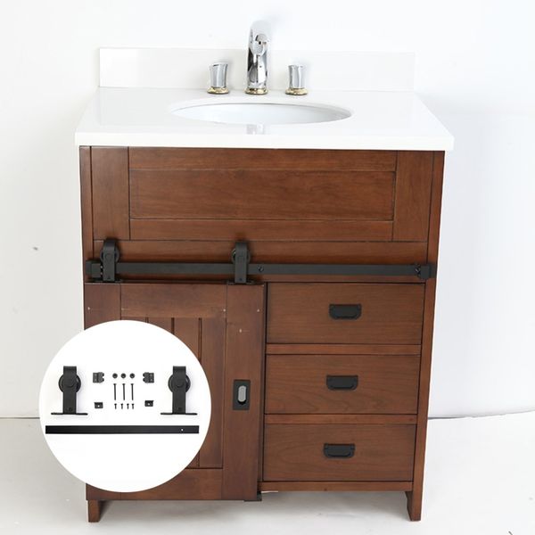 

3.3 футов высокоэффективная черная углеродистая сталь реальные мини-раздвижные шкаф двери амбара для двери шкафа