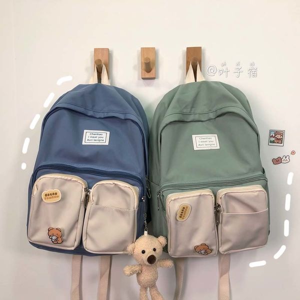 

female classic student black fashion fashionable school bags for teenage girls mochila women bagpack bookbags