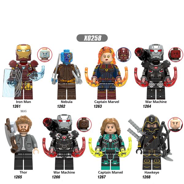 Building Blocks Avengers 4 Endgame Super Heroes Iron Man Nebula War Machine Thor Figure For Children Gift Toys X0258 Legocity Legoes From Hangqi