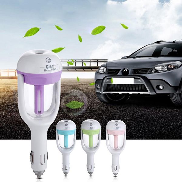 

12v car steam air humidifier aroma diffuser mini air purifier aromatherapy essential oil diffuser mist maker fogger