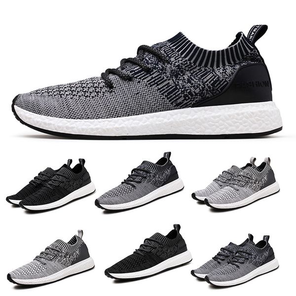 

for men women fashion running shoes triple whie black grey comfortable breathable trainers designer sneakers 39-46, White;red