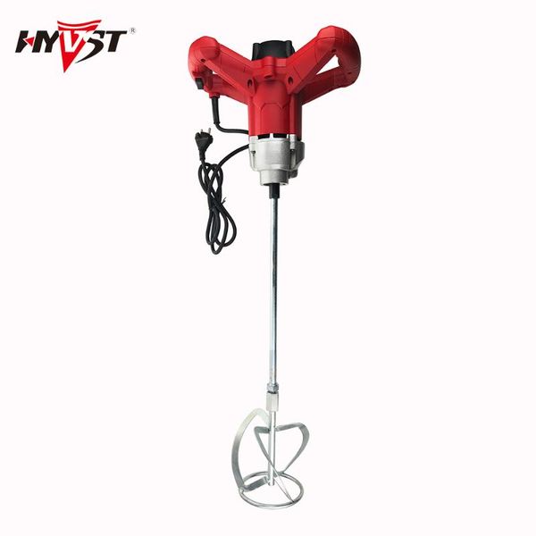 

hyvst electric mixer mortar mixer kit six-speed speed regulation 3-stage deceleration 60cm pole/change gear selector setch