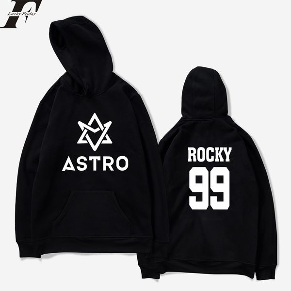 

frdun 2018 kpop astro hoodies moletom star group spring women/men harajuku sweatshirt casual hoodie men/women clothing, Black