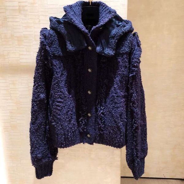 

women's wool coats limited new fashion arrivals 2019 brand single breasted blend o-neck cashmere outwear jacket for women, Black