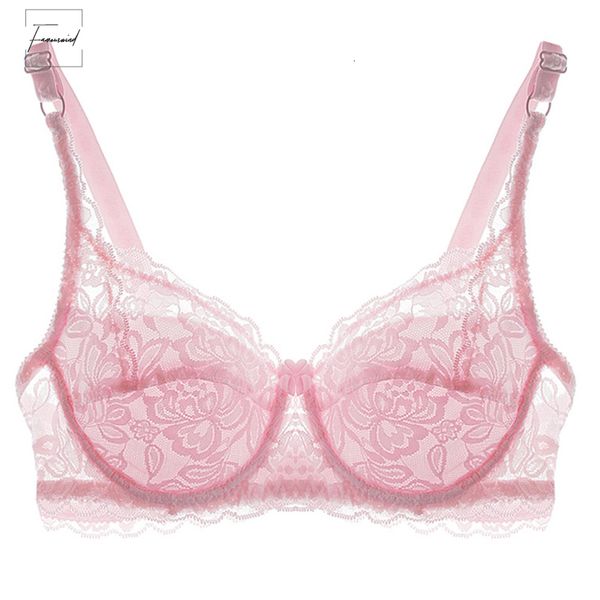 

new bra untra lace bralette women underwear push up thin comfortable breathable brassiere plus size women lingerie bh, Red;black