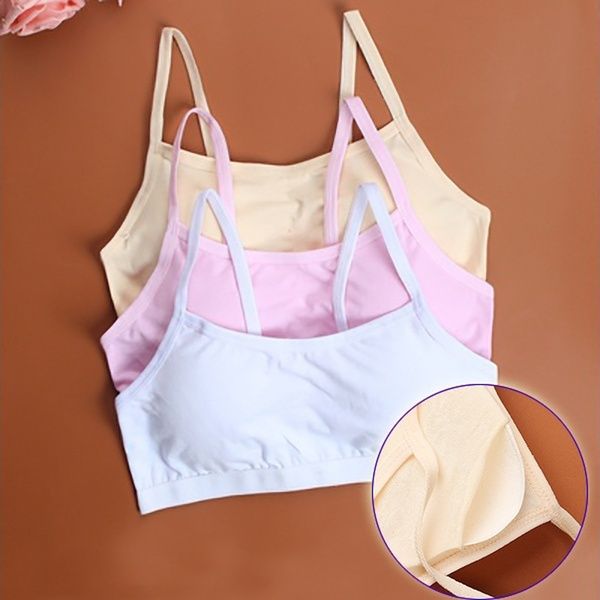 

lovely girls printing underwear bra vest children underclothes sport underwear, Black;white