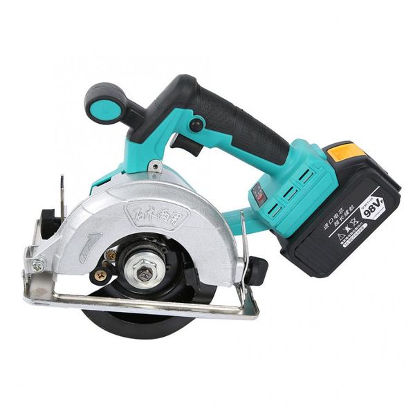 

100-125mm li-ion cordless circular saw 3900rpm 2 batteries for wood stone tile rechargeable circular saw