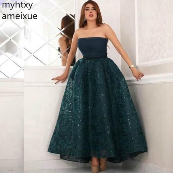 

new arrival muslim greed plus size evening dress length lace formal party 2019 robe soiree dubai gowns event dress, White;black